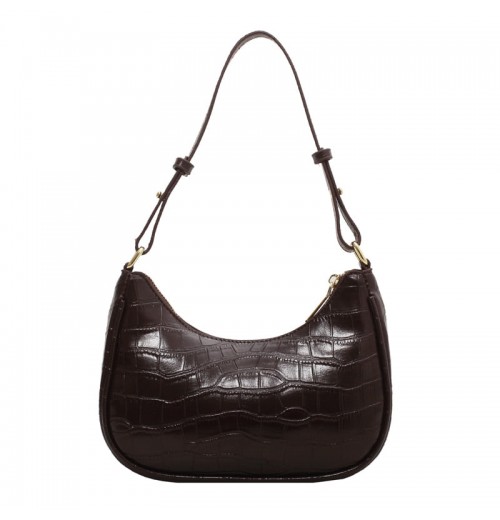 Croc Leather Handbag