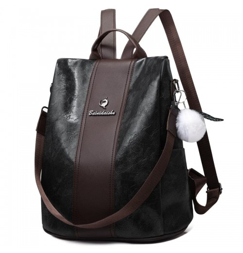 Anti Theft Backpack Women Leather